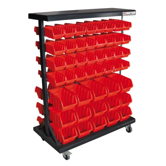 Holzmann H-KSR94D doppelseitiges Kleinteile-Schüttenregal