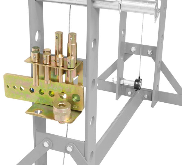 Bernardo Druckdorn-Set 10-tlg. Zubehör für pneumatische Werkstattpressen