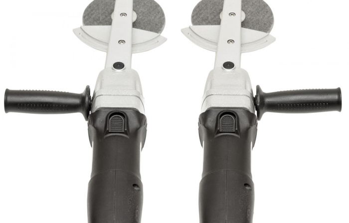 Ergonomischer Handgriff für ermüdungsfreies Arbeiten, wahlweise links oder rechts verwendbar.