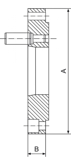 Bernardo Kurzkegelflansch FLD-200/D4 Kurzkegelflansche