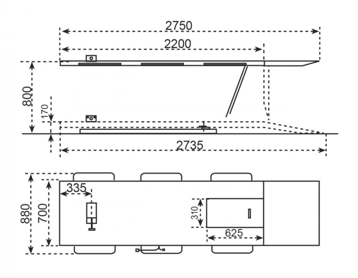 Bernardo MHB 500 Motoradhebebühnen
