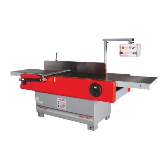 Holzmann H-AHM530P_400V Abrichthobelmaschine Überkopf Bedienung