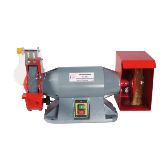 Holzmann H-DSM200DS_230V Doppelschleifbock mit Drahtscheibe