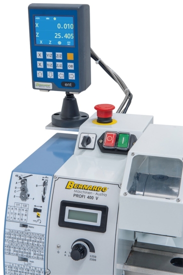 Bernardo Profi 400 V inkl. 2-Achs Digitalanzeige Leitspindeldrehmaschinen