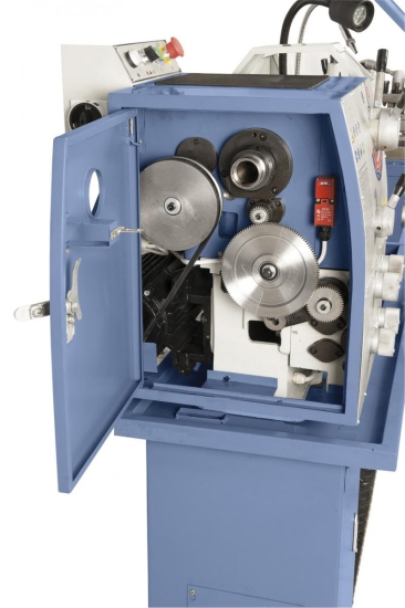 Lieferumfang komplett mit Wechselräder zum Gewindeschneiden