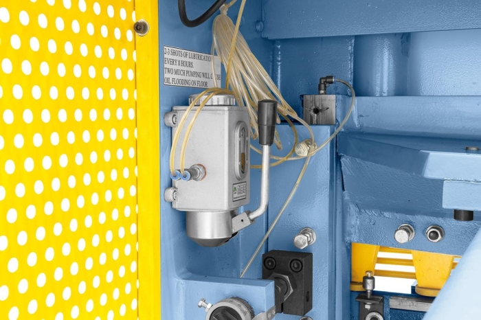 Serienmäßig mit Zentralschmierung.