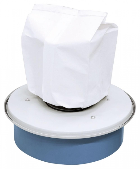 2-Stufen-Filtersystem (Feinfilterkartusche und Filterbeutel) hält Partikel bis 0,5 Mikron zurück.