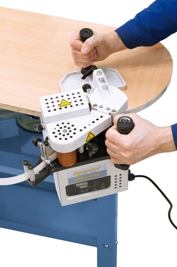 Ideal zum Anleimen von geraden sowie geschweiften Werkstücken (egal ob konkave oder konvexe Formen)