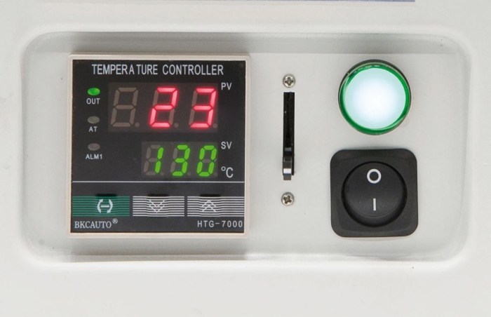 Einfaches Einstellen der gewünschten Arbeitstemperatur