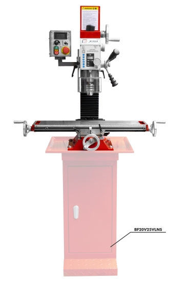 Holzmann BF25VLN_230V Fräsmaschine MK3, XL Tisch