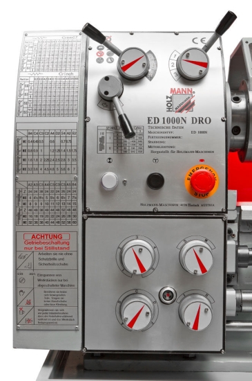 Holzmann ED1000NDIG_400V Metalldrehbank mit Digitalanzeige