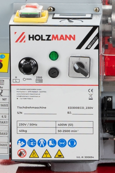 Holzmann ED300ECO_230V Metalldrehbank
