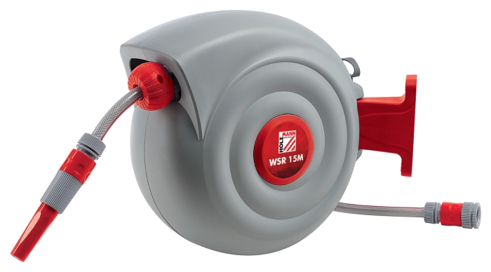 Holzmann WSR15M Wasserschlauch Aufroller 15 lfm