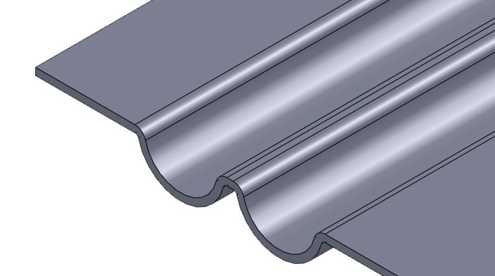 Bernardo Spezialwalzen E7 für SM 250 C / MSM 250 C Zubehör für Sickenmaschinen
