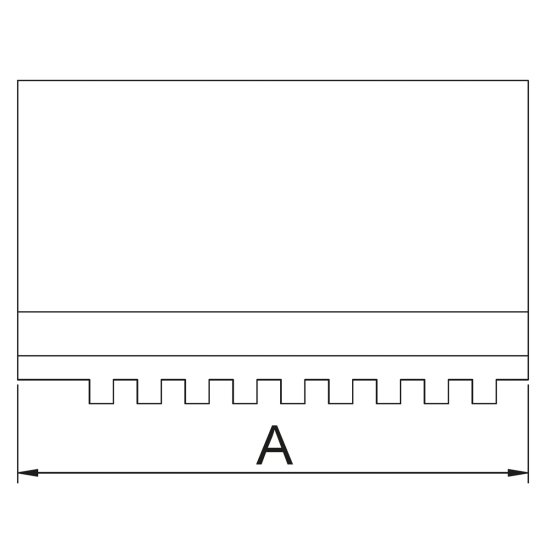 Bernardo Weiche Monoblockbacken DSJ-DK12-250 Backen für 4-Backenfutter DK12