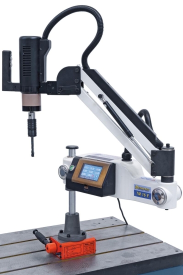 Optional erhältlicher Magnetfuß für den direkten Einsatz an großen und schweren Werkstücken