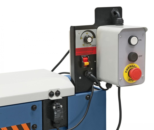 Variabel einstellbare Vorschubgeschwindigkeit.