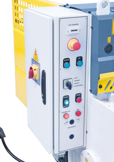 Serienmäßig ausgestattet mit einem Schnittzähler.