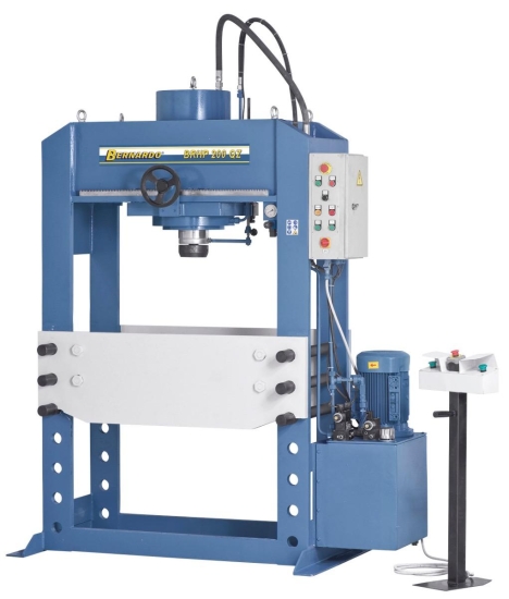Bernardo BRHP 250 QZ Hydraulische Werkstattpresse mit verschiebbarem Zylinder