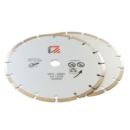 Holzmann H-WS230DTS Diamanttrennscheibe (2stk) 230*7mm(Höhe)