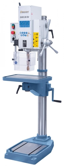 Bernardo GHD 28 SV mit digitaler Pinolenhubanzeige Getriebe-Tisch- und Säulenbohrmaschinen