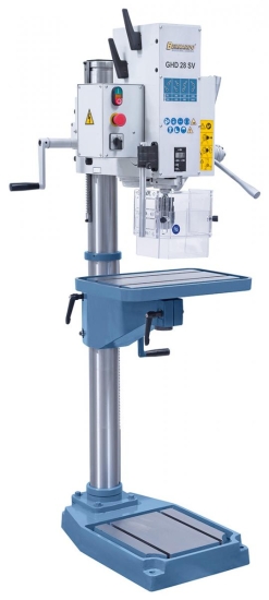 Bernardo GHD 28 SV mit digitaler Pinolenhubanzeige Getriebe-Tisch- und Säulenbohrmaschinen