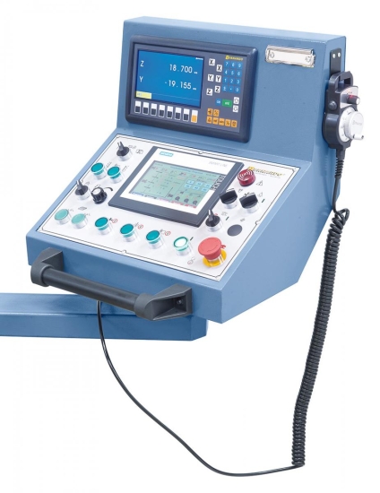 2-Achs-Digitalanzeige mit LCD-Display im Lieferumfang enthalten.