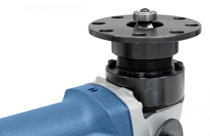 Ergonomischer Handgriff für ermüdungsfreies Arbeiten,wahlweise links oder rechts verwendbar.