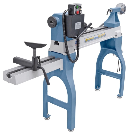 Die optional erhältliche Außendrehvorrichtung (Ø 690 mm) kann auch als Bettverlängerung (1180 mm) verwendet werden.