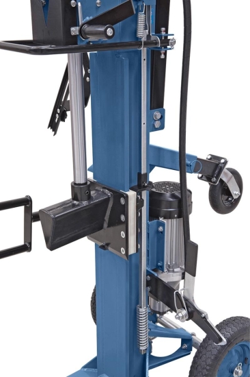 Großdimensionierter Spaltkeil mit stabiler, langlebiger Kunststoffführung.