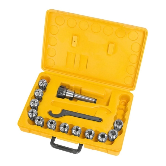 Bernardo Fräser-Spannzangenfutter-Set ER32, MK 2, 13-tlg. Spannmittel für Werkzeuge