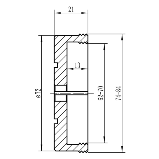 Bernardo Spannfutter-Set Premium M 70 Zubehör Drechselmaschinen