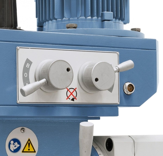 Einfache Bedienung der Schaltelemente für den Drehzahlwechsel