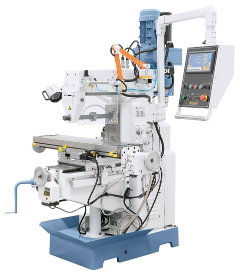 Bernardo UWF 90 inkl. 3-Achs-DRO ES-12 H und pneumat. WK-Klemmung Universalfräsmaschinen