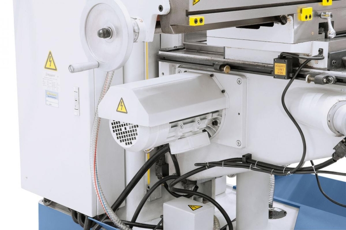 Positioniermotor für die Höhenverstellung (z-Achse) des Tisches.