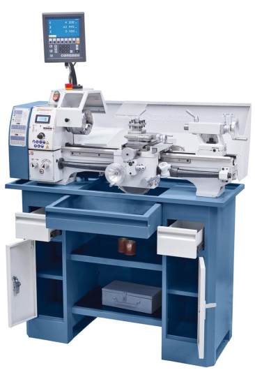 Bernardo Profi 550 PRO / 400 V inkl. 2-Achs-Digitalanzeige ES-12 V Leit- und Zugspindeldrehmaschinen
