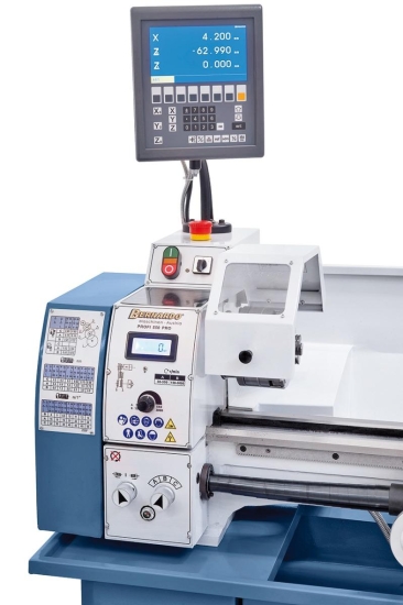 Bernardo Profi 550 PRO / 400 V inkl. 2-Achs-Digitalanzeige ES-12 V Leit- und Zugspindeldrehmaschinen