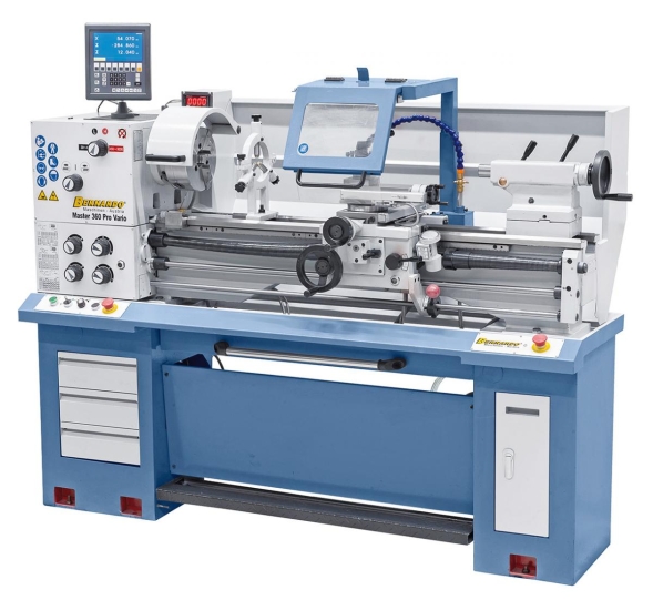 Bernardo Master 360 Pro Vario inkl. 3-Achs-Digitalanzeige Universaldrehmaschinen mit stufenloser Drehzahl