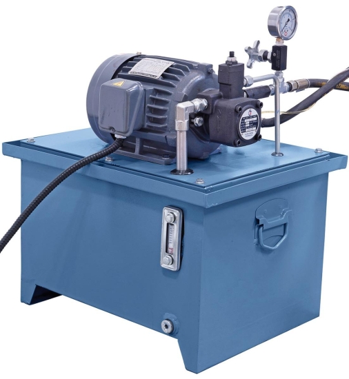 Separate Hydraulikeinheit vermeidet Vibrationen und thermische Belastung