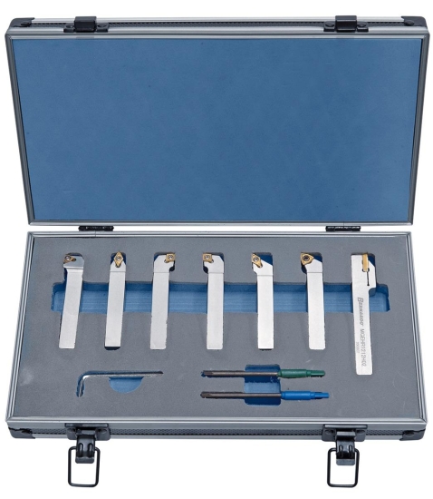 Bernardo Drehmeisselsatz mit HM-Wendeplatten, 12 mm, Satz N Drehmeisselsätze