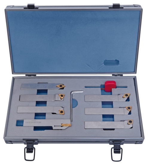 Bernardo Drehmeisselsatz mit HM-Wendeplatten, 16 mm, Satz O Drehmeisselsätze