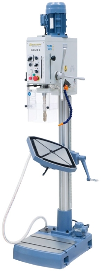 Bernardo GB 28 S Getriebe-Tisch- und Säulenbohrmaschine mit Kühlmitteleinrichtung