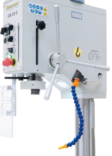 Bernardo GB 28 S Getriebe-Tisch- und Säulenbohrmaschine mit Kühlmitteleinrichtung