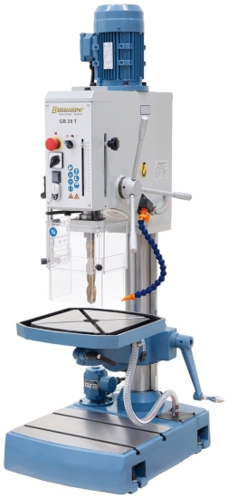 Bernardo GB 28 T Getriebe-Tisch- und Säulenbohrmaschine mit Kühlmitteleinrichtung
