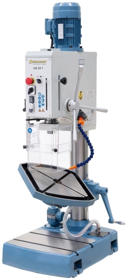 Bernardo GB 28 T Getriebe-Tisch- und Säulenbohrmaschine mit Kühlmitteleinrichtung