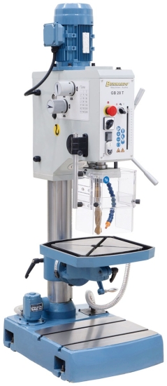 Bernardo GB 28 T Getriebe-Tisch- und Säulenbohrmaschine mit Kühlmitteleinrichtung