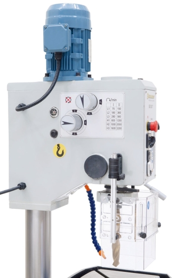 Bernardo GB 28 T Getriebe-Tisch- und Säulenbohrmaschine mit Kühlmitteleinrichtung