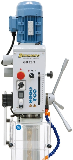 Bernardo GB 28 T Getriebe-Tisch- und Säulenbohrmaschine mit Kühlmitteleinrichtung