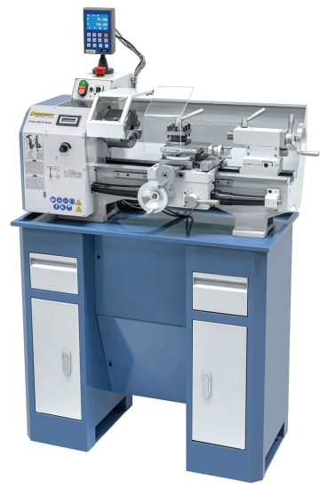 Bernardo Profi 450 S Vario inkl. 2-Achs-Digitalanzeige DT 40 / 230 V Leitspindeldrehmaschinen -