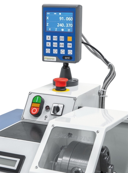Bernardo Profi 450 S Vario inkl. 2-Achs-Digitalanzeige DT 40 / 230 V Leitspindeldrehmaschinen -
